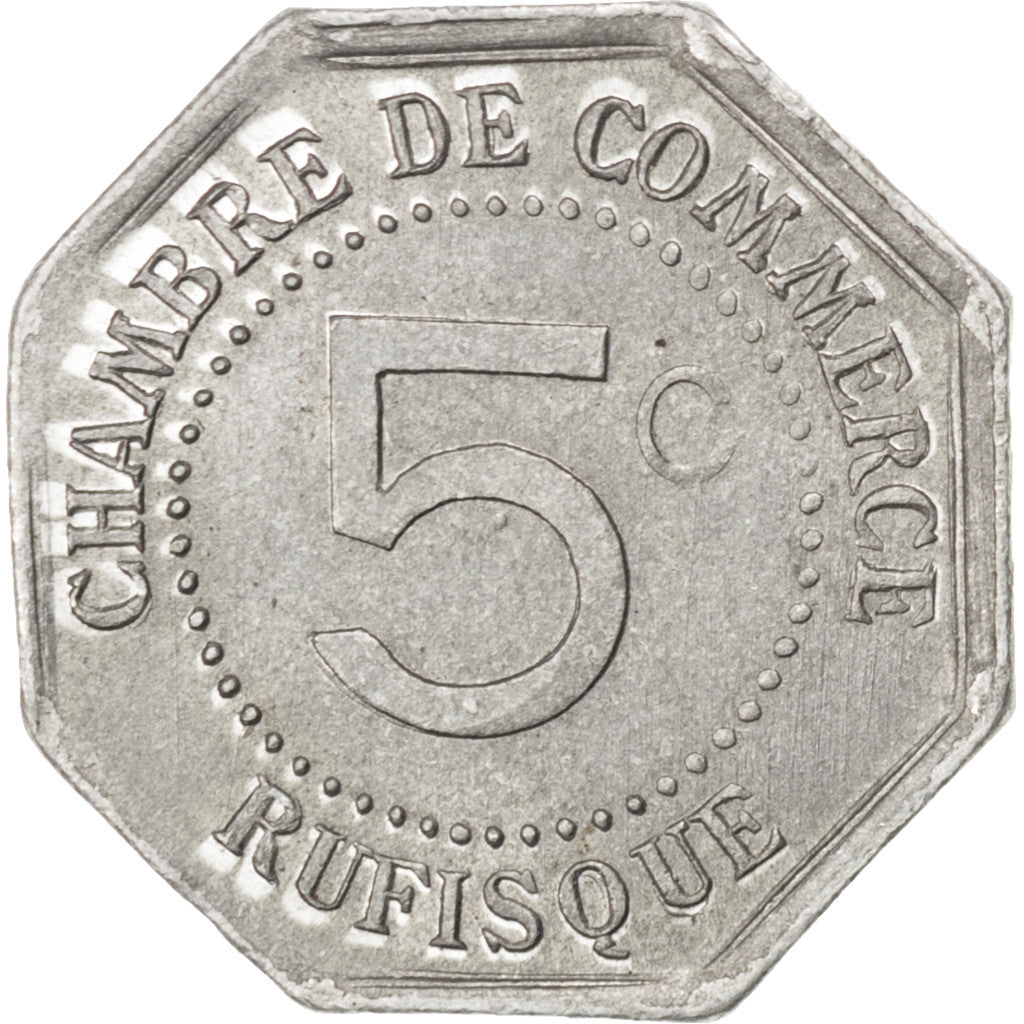 SENEGAL, 5 Centimes, 1920, KM #Tn12, MS(60-62), Aluminum, Lecompte #9, 0.80