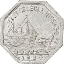 SENEGAL, 5 Centimes, 1920, KM #Tn7, MS(60-62), Aluminum, Lecompte #1, 0.77