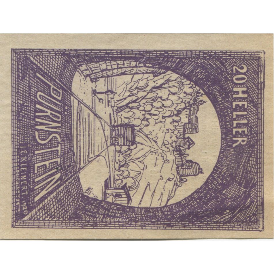 Banknote, Austria, Pürnstein, 20 Heller, Mine, 1920, UNC(63), Mehl:FS 802a