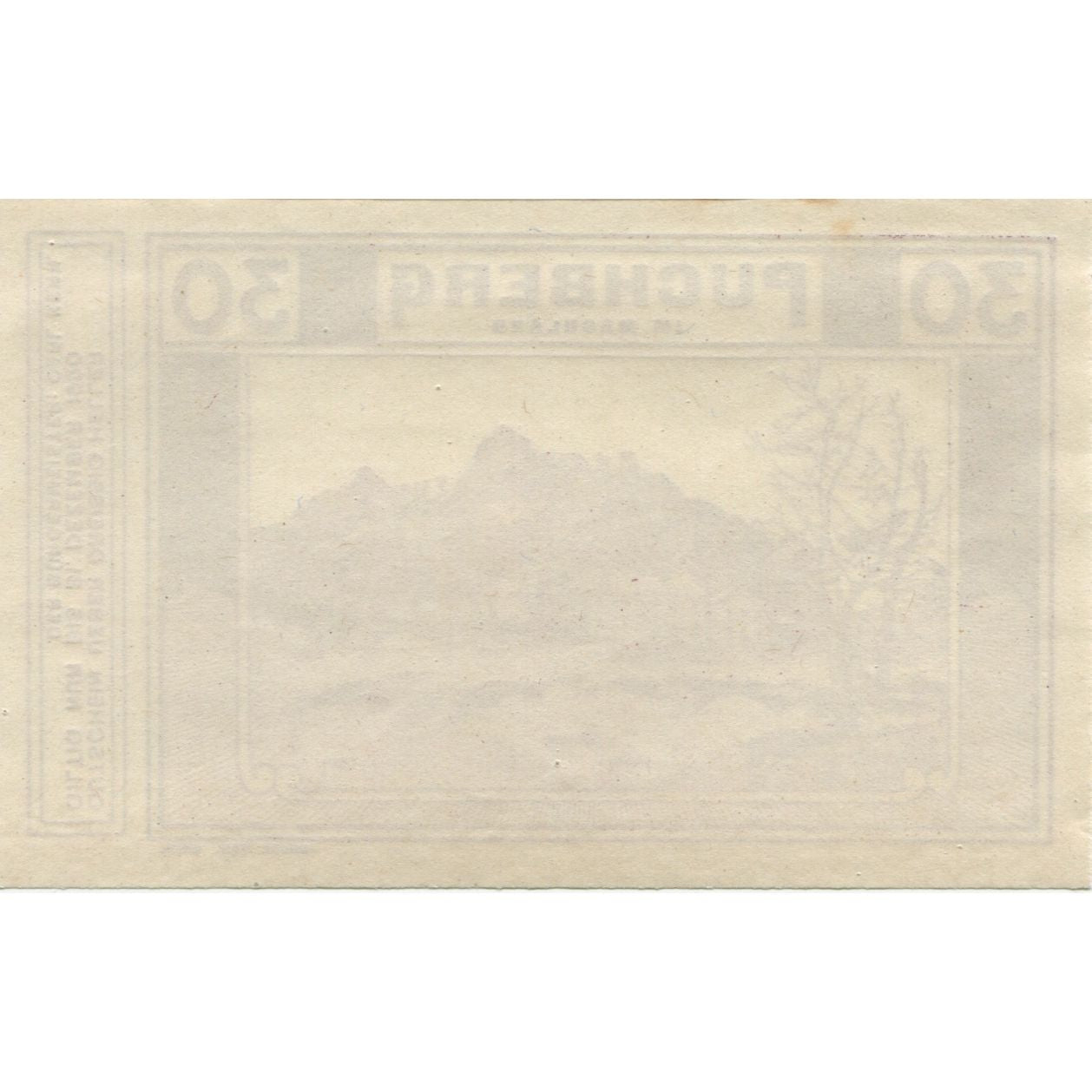 Banknote, Austria, Puchberg, 30 Heller, village, 1920 UNC(63) Mehl:FS 787a