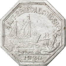 SENEGAL, 10 Centimes, 1920, KM #Tn8, MS(60-62), Aluminum, Lecompte #2, 1.07