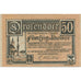 Billete, Austria, Drosendorf, 50 Heller, Monument, 1920, SC, Mehl:FS 134a
