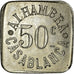Marocco, 50 Centimes, Alhambra, Casablanca, Zinco, SPL-, Lecompte:314