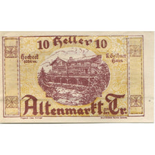 Banknote, Austria, Altenmarkt, 10 Heller, gare, 1920 UNC(63) Mehl:FS 29a