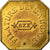 Moneda, Francia, 10 Centimes, 1884, EBC+, Latón
