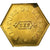 Moneda, Francia, 20 Centimes, 1884, EBC+, Latón