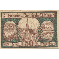 Banknote, Austria, ST KONRAD, 50 Heller, village, 1920, UNC(63), Mehl:FS 899