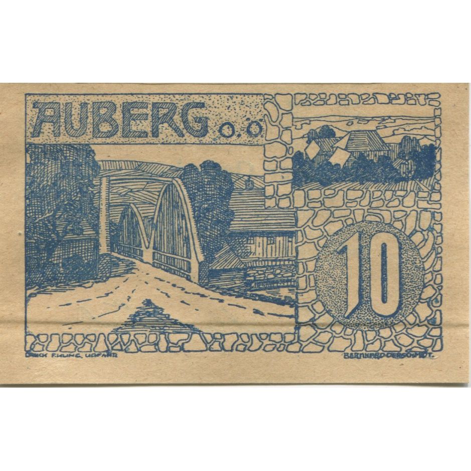 Banknote, Austria, Auberg, 10 Heller, chemin 1920-06-13, UNC(63), Mehl:FS 66aA