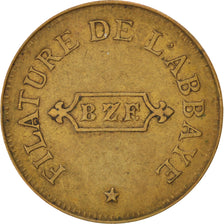 France, 50 Centimes, 1884, EF(40-45), Brass, 6.52