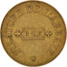 France, 50 Centimes, 1884, EF(40-45), Brass, 6.52