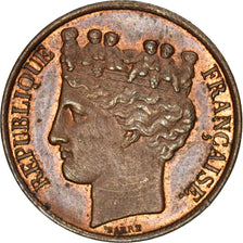 Cile, 1/2 Decimo, 1851, SPL, Rame, KM:PnA9