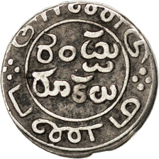 INDIA-BRITISH, 2 Fanam, 1807, KM #338, EF(40-45), Silver, 12.5, 1.88