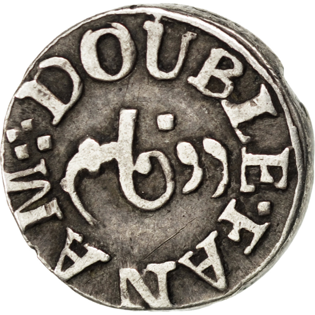 INDIA-BRITISH, 2 Fanam, 1807, KM #338, EF(40-45), Silver, 12.5, 1.88