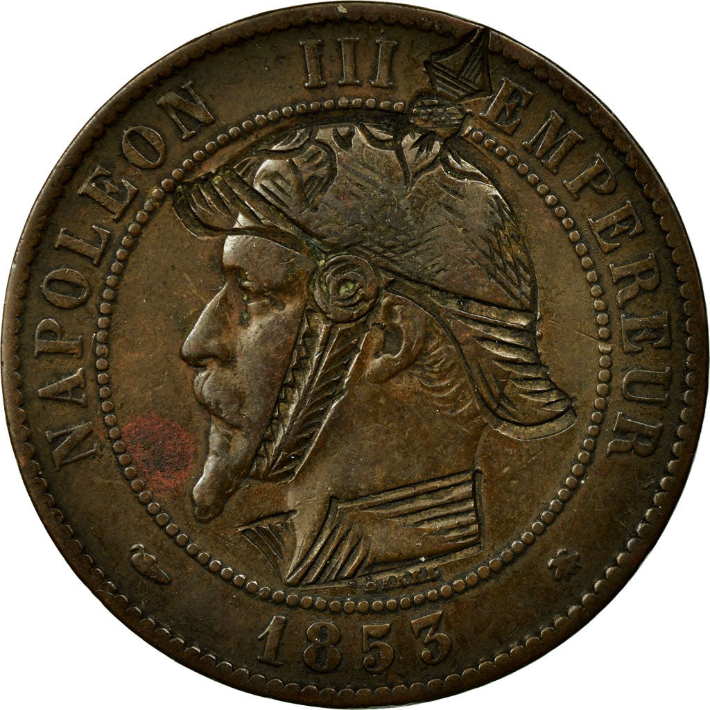 Coin, France, Napoleon III, Napoléon III, 10 Centimes, 1853, Strasbourg