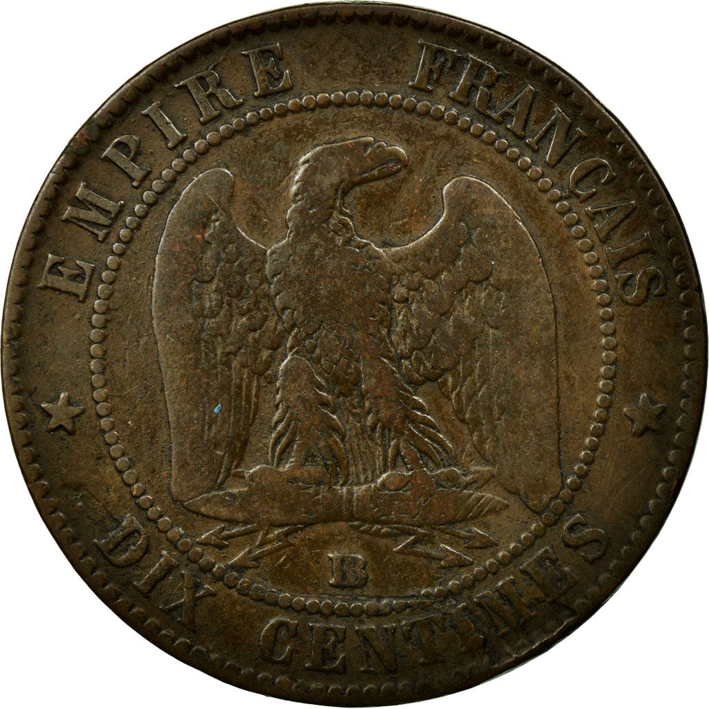 Coin, France, Napoleon III, Napoléon III, 10 Centimes, 1853, Strasbourg
