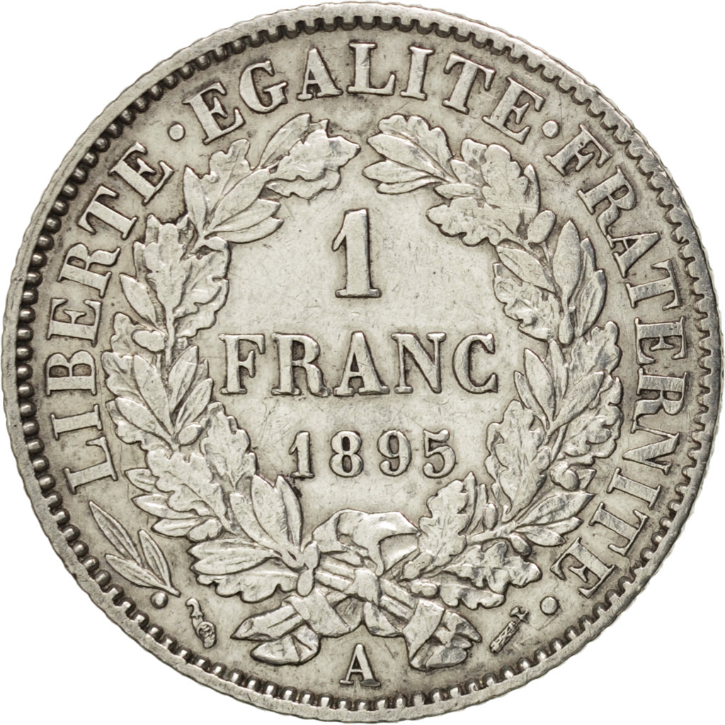 IIIème République, 1 Franc Cérès 1895 Paris, KM 822.1