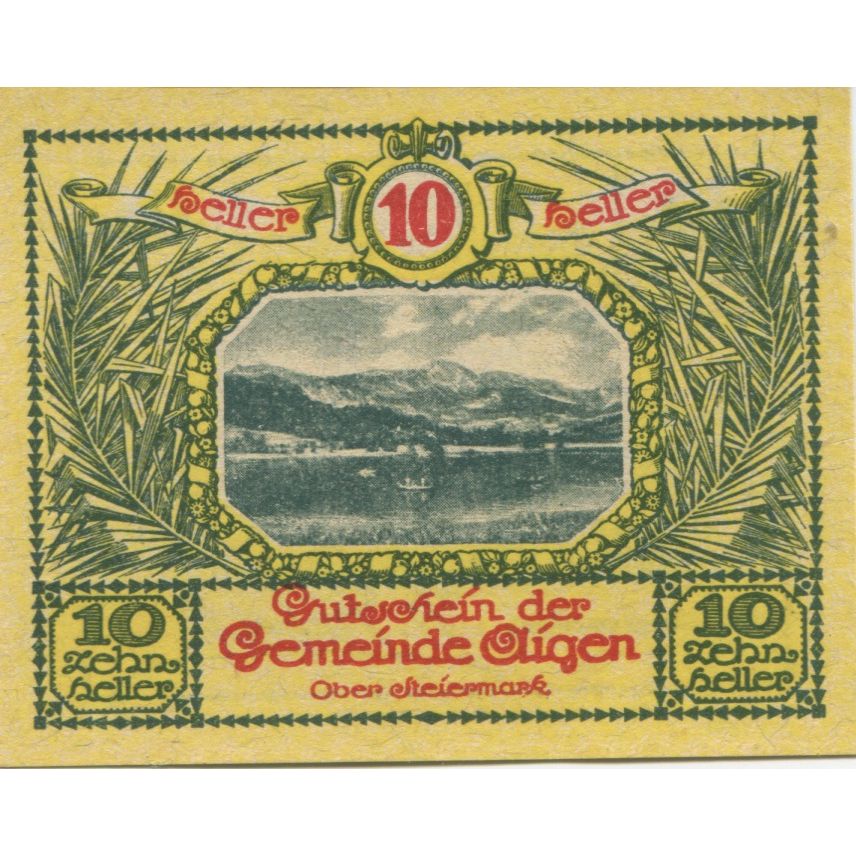 Billete, Austria, Aigen, 20 Heller, lac, 1920, 1920-07-17, SC, Mehl:FS 14e