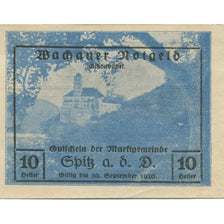 Banknote, Austria, Spitz a/d Donau, 10 Heller, château, UNC(63), Mehl:FS 1122