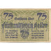 Banknote, Austria, Hall, 75 Heller, Usine 1920-10-31, UNC(63), Mehl:FS 343a