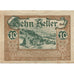 Billet, Autriche, Wald, 10 Heller, village, 1920, SUP, Mehl:FS 1129Ia