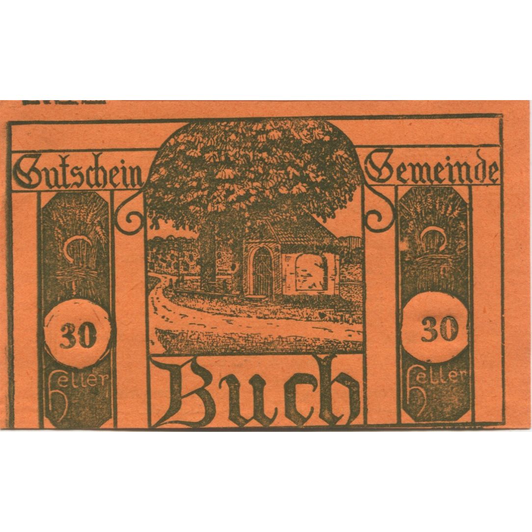 Banknot, Austria, Buch, 30 Heller, chemin 1920-10-30, UNC(63), Mehl:FS 113a