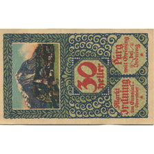 Banknote, Austria, Irding, 30 Heller, montagne, 1920, UNC(63), Mehl:FS 416
