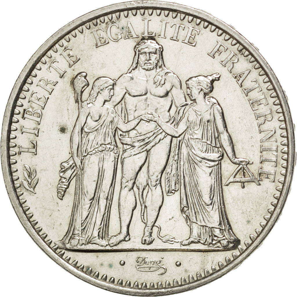 FRANCE, Hercule, 10 Francs, 1966, Paris, KM #932, AU(55-58), Silver, 37,...