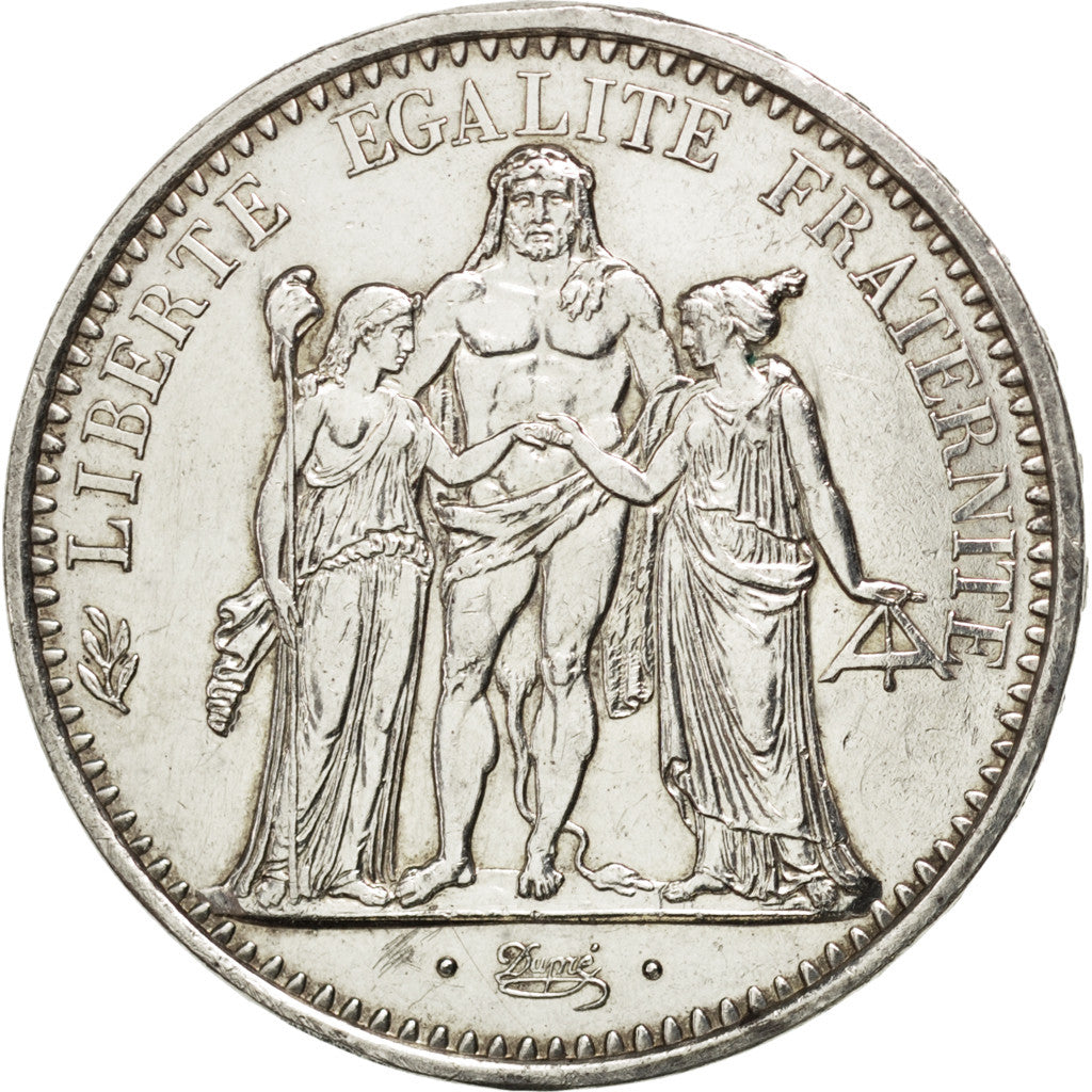 FRANCE, Hercule, 10 Francs, 1967, Paris, KM #932, AU(55-58), Silver, 37,...