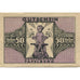Banknote, Austria, Tafelberg, 50 Heller, Monument, 1920, AU(55-58) Mehl:FS 1054