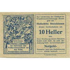Banknote, Austria, Steinklamm, 10 Heller, carte, 1920, UNC(63), Mehl:FS 1031a1