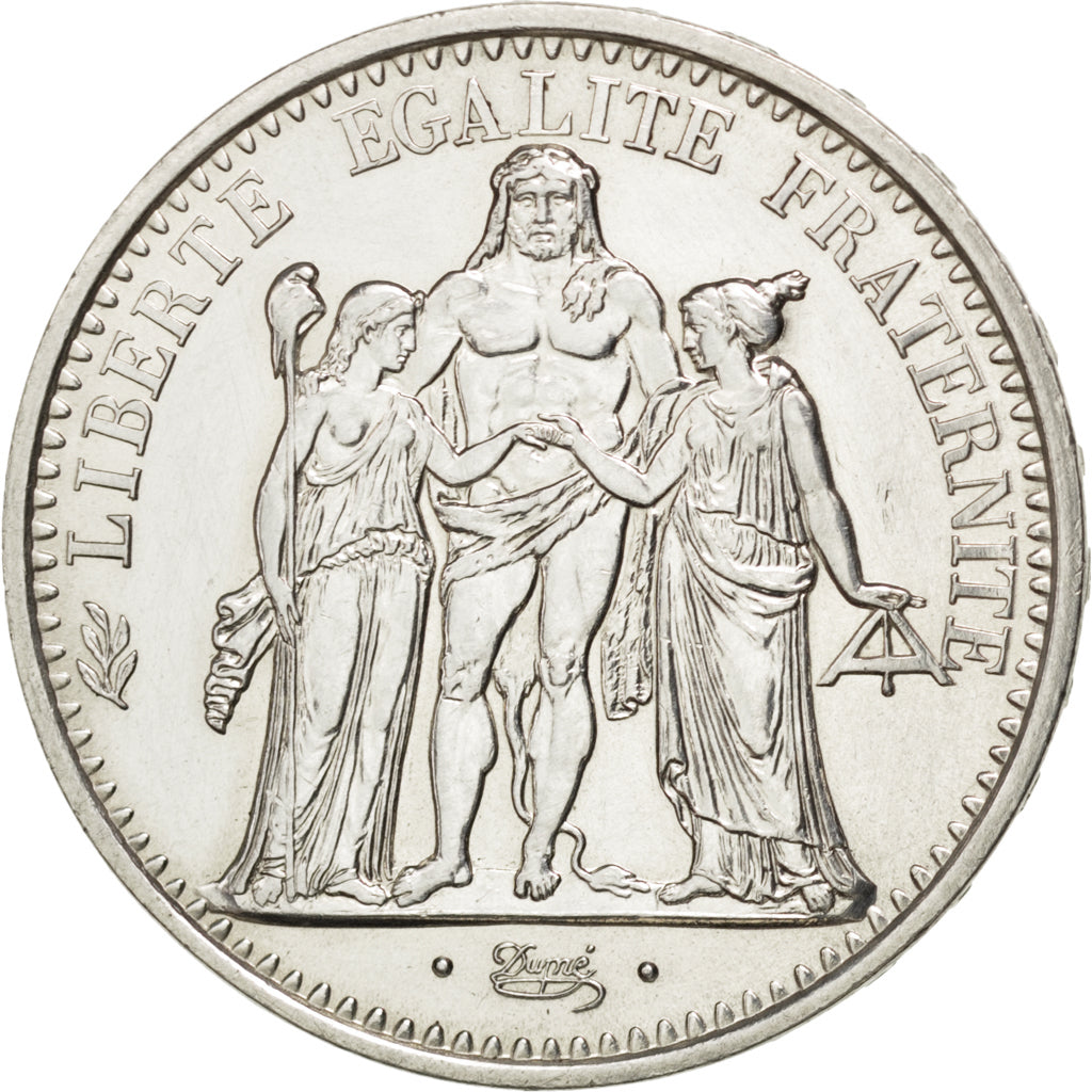FRANCE, Hercule, 10 Francs, 1970, Paris, KM #932, AU(55-58), Silver, 37,...
