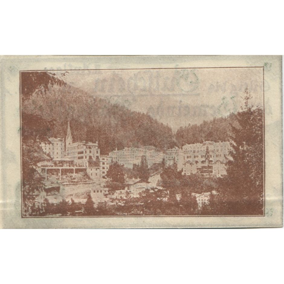 Banknot, Austria, Bad Gastein, 60 Heller, paysage 1920 UNC(63) Mehl:FS 75IIa