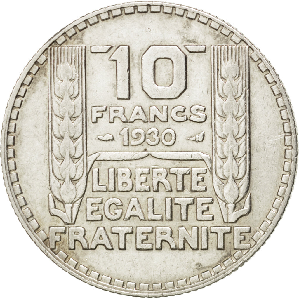FRANCE, Turin, 10 Francs, 1930, Paris, KM #878, EF(40-45), Silver, 28, Gadoury..