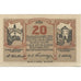 Banknote, Austria, Hallein, 20 Heller, Eglise, 1920 UNC(63) Mehl:FS 344