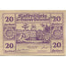 Banknot, Austria, Gneixendorf, 20 Heller, Monument, 1920 AU(55-58) Mehl:FS 241