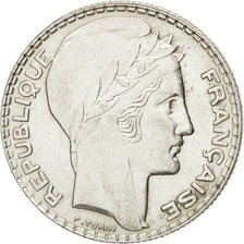 FRANCE, Turin, 10 Francs, 1938, Paris, KM #878, AU(55-58), Silver, 28, Gadoury..