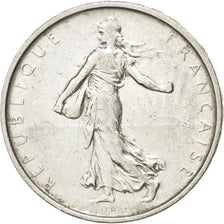 FRANCE, Semeuse, 5 Francs, 1966, KM #926, AU(55-58), Silver, 19, Gadoury #770,..