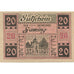 Banknote, Austria, Gaming, 20 Heller, château, 1920 UNC(63) Mehl:FS 220a