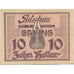 Banknote, Austria, Gaming, 10 Heller, Monument, 1920 UNC(63) Mehl:FS 220a