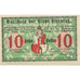 Banconote, Austria, Eferding, 10 Heller, Blason, 1920, SPL, Mehl:FS 152III