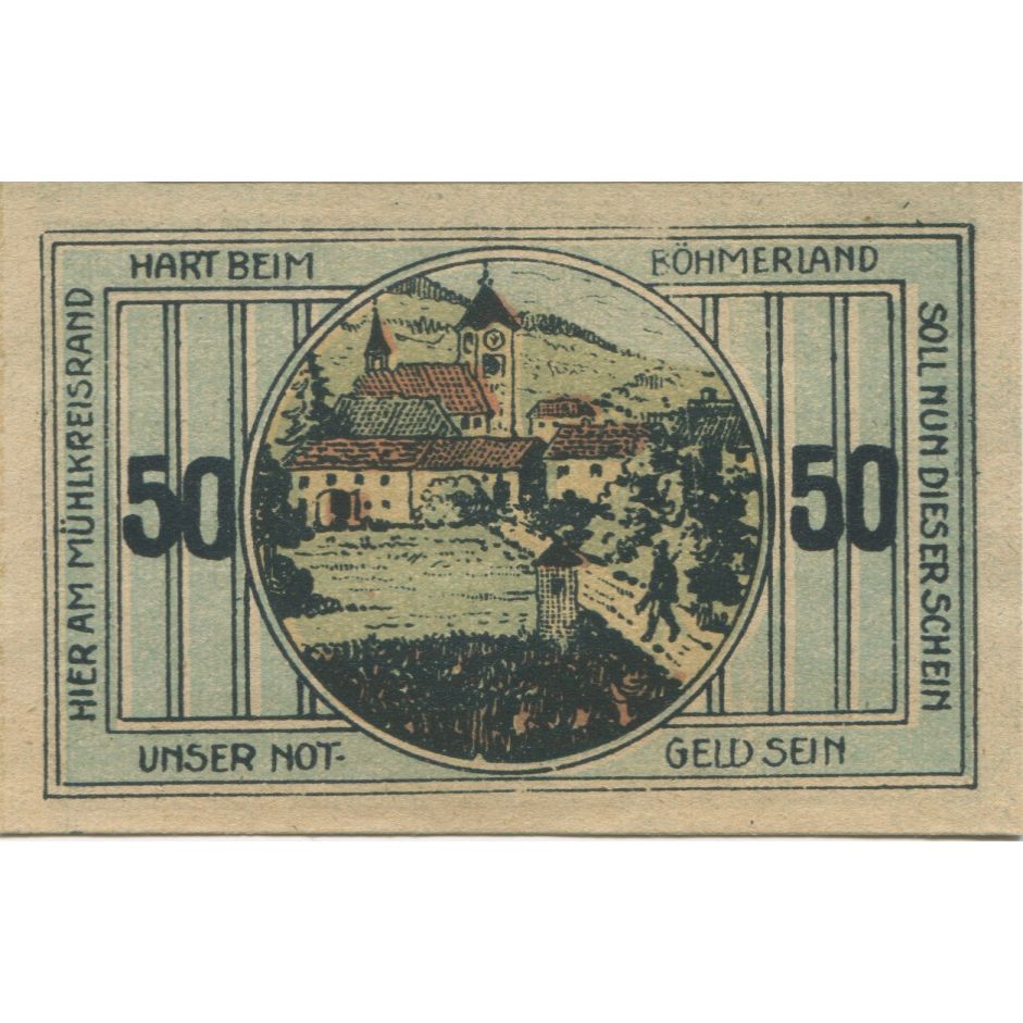 Banknote, Austria, Leopoldschlag, 50 Heller, village, 1920 UNC(63) Mehl:FS 516