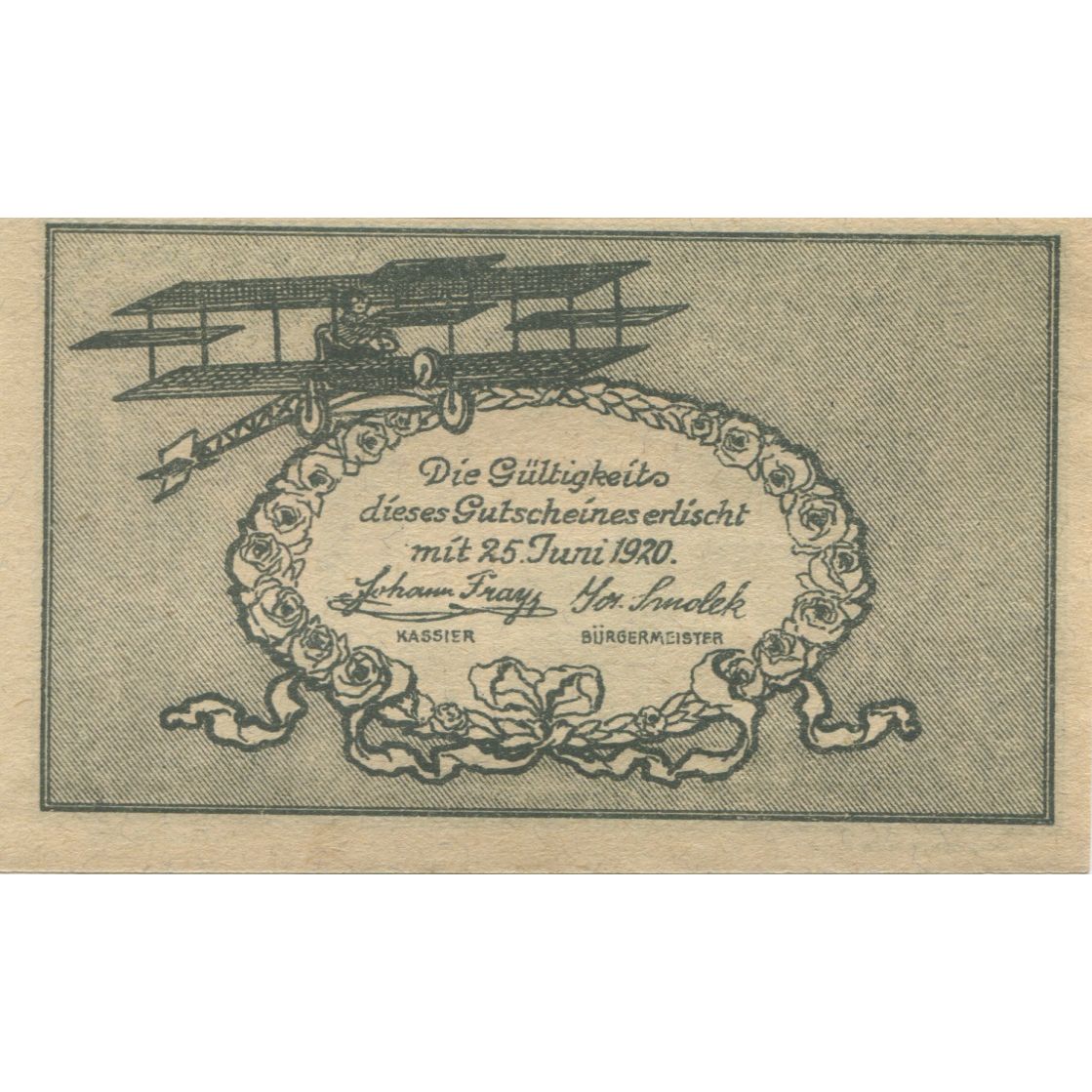 Banknote, Austria, Fischamend, 10 Heller, place, 1920, UNC(63) Mehl:FS 202