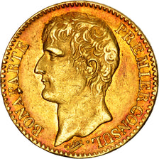 Consulat, 40 Francs or Bonaparte Premier Consul An 12 Paris, KM 652