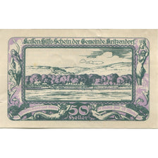 Banknote, Austria, Kritzendorf, 50 Heller, paysage, 1920 UNC(63) Mehl:FS 484a