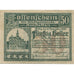 Banknote, Austria, Amstetten, 50 Heller, Eglise, 1920 UNC(63) Mehl:FS 37Ia