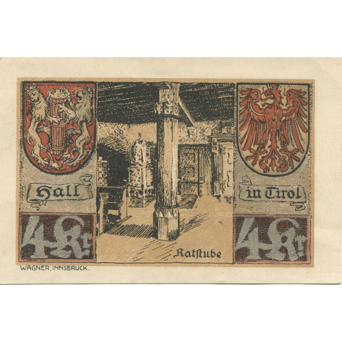 Banknote, Austria, Hall, 4 Kronen, rue 1920-11-30, UNC(63), Mehl:FS 342IIc