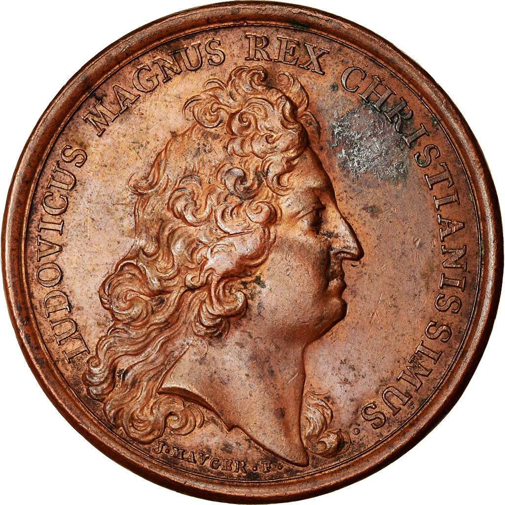 Frankreich, Medaille, Louis XIV, Temples Calvinistes démolis, History, 1685