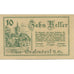 Banknote, Austria, Grafendorf, 10 Heller, Eglise, 1920 UNC(63) Mehl:FS 682a