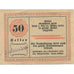 Banknote, Austria, Feldkirchen, 50 Heller, village, 1921 UNC(63) Mehl:FS 196a
