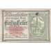 Banknote, Austria, Baden, 50 Heller, Monument, 1920 UNC(63) Mehl:FS 74a